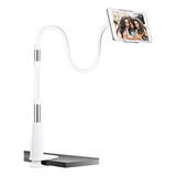 Soporte Tablet Celular Pedestal Escritorio Flexible Pinza