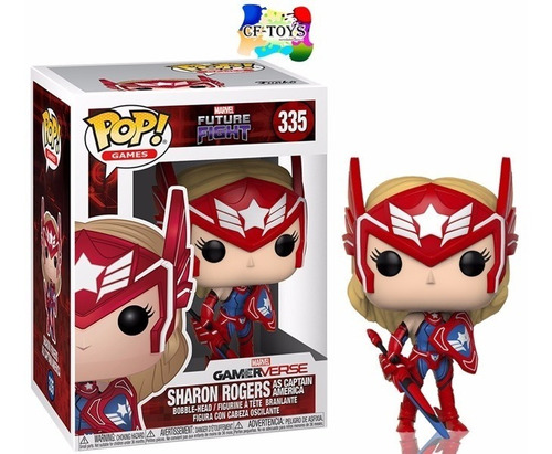 Future Fight Sharon Rogers Capitan America Funko Pop Cf