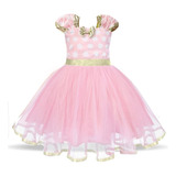 Vestido De Princesa Para Cumpleaños De Niña Con Lazo Floral