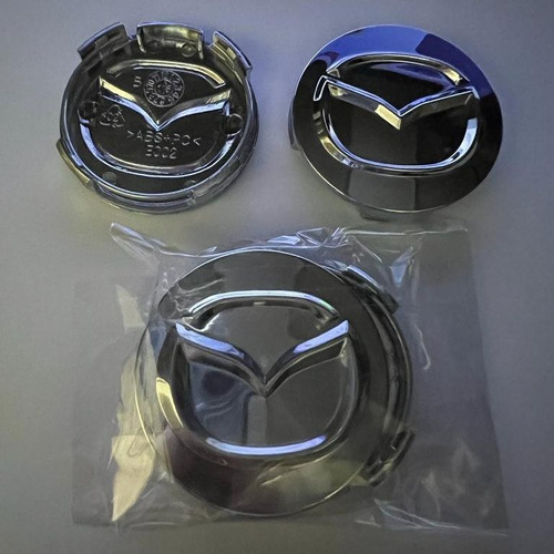 Tapa Emblema Compatible Con Aro Mazda 52mm (juego 4 Unids) Foto 3