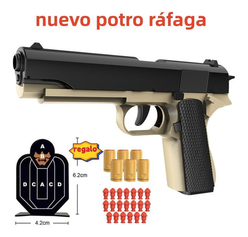 Pistola De Juguete Infantil Colt De Repetición Con Diana