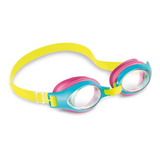 Lentes De Agua Intex Natación Junior Edad 3-8 Azul // Bamo