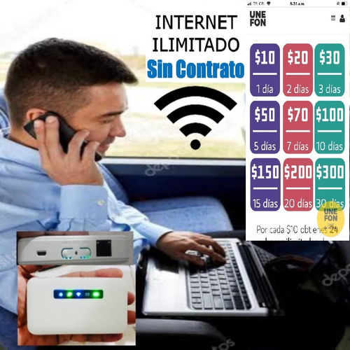 Internet Ilimitado Modem Liberado Huawei Mobile Wifi E5573