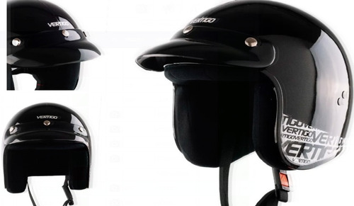 Casco Abierto V10 Basic Negro Talle Xs LG 10522