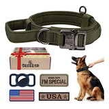 Oebeesa Collar Táctico Para Perros Collar Militar Ajustable: