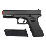 Pistola Airsoft Toda Em Ferro Glock V20 Full Metal Spring 