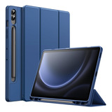 Jetech Funda Porta Lapiz P/ Galaxy Tab S9 Fe Plus 12.4 Azul