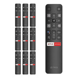 Kit 10 Controle Remoto Compatível Com Tcl Smart Tv 4k Rc802v