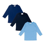 Kit 3 Blusas Térmicas Pettenati Infantil Juvenil Bebê 