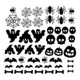 Decoración Halloween Dia De Brujas Sticker Pared Y Cristal 