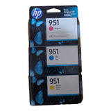 Pack Cartuchos Hp 951 Color Magenta Cyan Amarillo