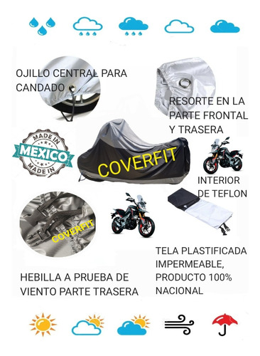 Funda Para Motocicleta Vento Alpina 300 Doble Proposito 