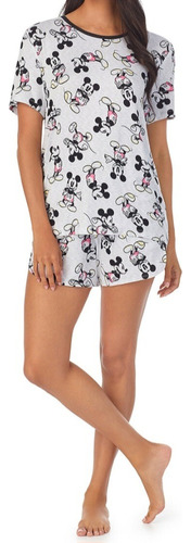 Pijama Dama Short Mickey Mouse Original