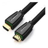 Cabo Hdmi Ugreen 2.0 High Nylon Reforçado Hdr 1m 4k 18gbps