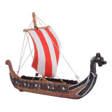 Bien Vikingos Y Dragones, Barco Del Pintado Y Pulido