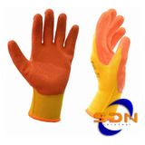 Guantes Tejidos Algodón Cob.latex Rugoso Dp