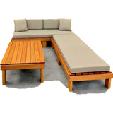 Juego De Living Tokio Sillon + Camastro + Mesa +colchonetas