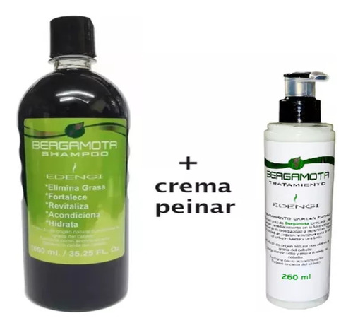 Shampoo De Bergamota Para Crecimiento Capilar Y Alopecia 