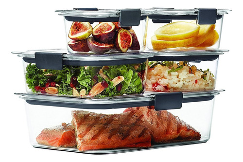 Contenedor De Almacenamiento De Alimentos Rubbermaid Brillia