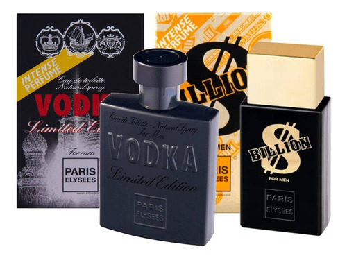 Billion For Men + Vodka Limited Edition - Paris Elysees