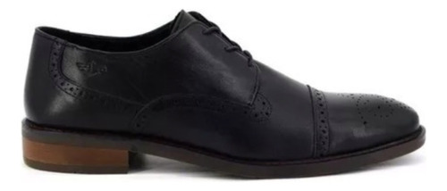 Zapato  Vestir Dockers Caballero D218202 Piel Borrego Negro