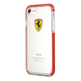 Funda Case Ferrari Cristal/rojo Compatible iPhone SE 3