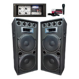 2 Columnas15 2400w3vias+c/potenciada Usb Sd Bluetooth Radio