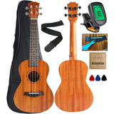 Ukelele De Concierto Vizcaya Uk23cma De Caoba De 23 Pul...