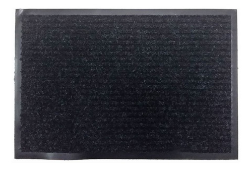 Tapete 60x40cm Carpet Mat Acanalado Pisitto 1611014 -negro