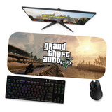 Mouse Pad Gamer Grande 70x30cm Mousepad - Gta V Cenário 1