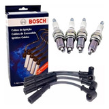 Kit Cables Y Bujias P/ Fiat Fiorino Way 1.4 8v Fire Evo