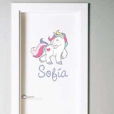 Vinil Decorativo Infantil Unicornio Personalizado