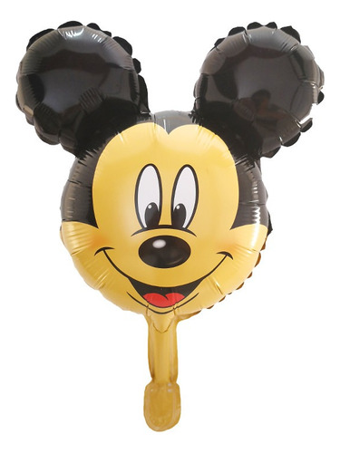 5 Globo Jumbo Aluminio Cabeza Minnie Roja 70x65