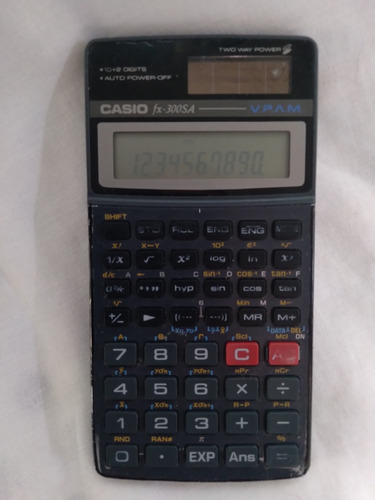 Calculadora. Casio Cientifica. Fx 300 Sa Solar  