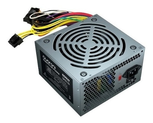 Fuente De Poder Quaroni 600w Metalico 24 Pin Psu-02