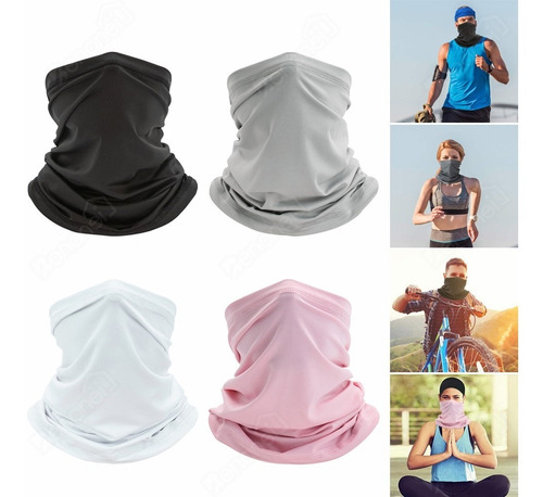 Bandana Bufanda Pañuelo Protector Uv Para Carrera Y Ciclismo