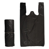 Bolsa De Basura Negra Bolsas Camisetas 60x70 Cm 100 Unidades