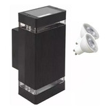 Aplique Bidireccional Aluminio Exterior Con Dicro Led 7w