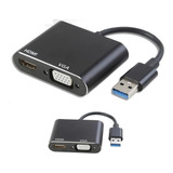 Adaptador Usb 3.0 Para Hdmi X Vga - Windows