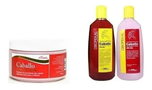 Shampoo Acond. Y Crema De Masaje Caballo Obopekal Original