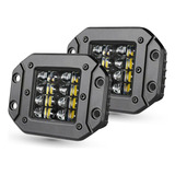 Faros Auxiliares Led Cuadrados De 6000k, 1 Par