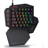 Teclado Mecánico Para Juegos Rgb Con Una Sola Mano Redragon