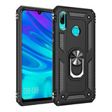 Funda Uso Rudo Huawei P Smart 2019 Con Cristal Templado 9d