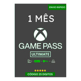 Xbox Game Pass Ultimate 1 Mes Xbox One Series X S  Original