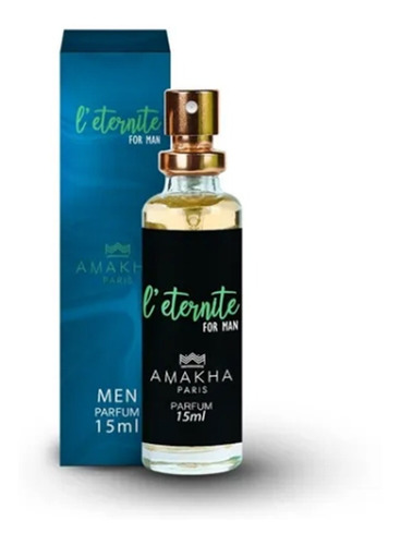 Perfume Masculino L´eternite Amakha Paris 15ml For Men Bolso