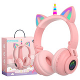 Niños Unicornio Auriculares Adolescentes Diadema Ajustables