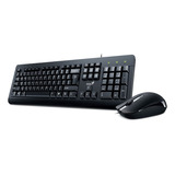 Kit Combo Teclado Y Mouse Km-160 Cableado