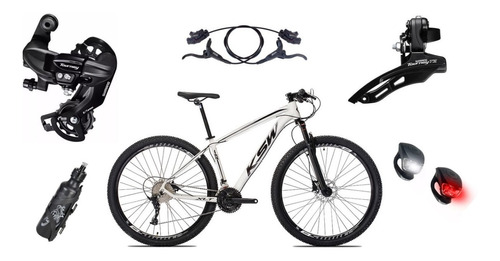 Bicicleta Aro 29 Ksw 24v Câmbios Shimano E Freio Hidráulico