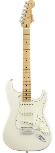 Guitarra Eléctrica Fender Player Stratocaster De Aliso 2010 Polar White Brillante Con Diapasón De Arce