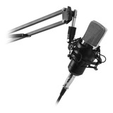 Kit Studio Microfono Condensador Philco Soporte C Filtro